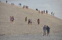 A tradicional 'peregrinação' verspertina em Jericoacoara - CE